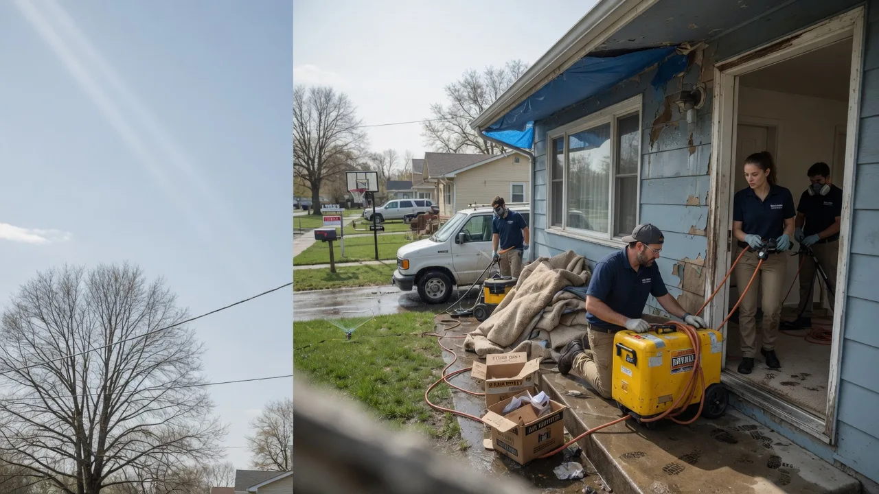 Basement Flood Cleanup in Vienna, IL near me